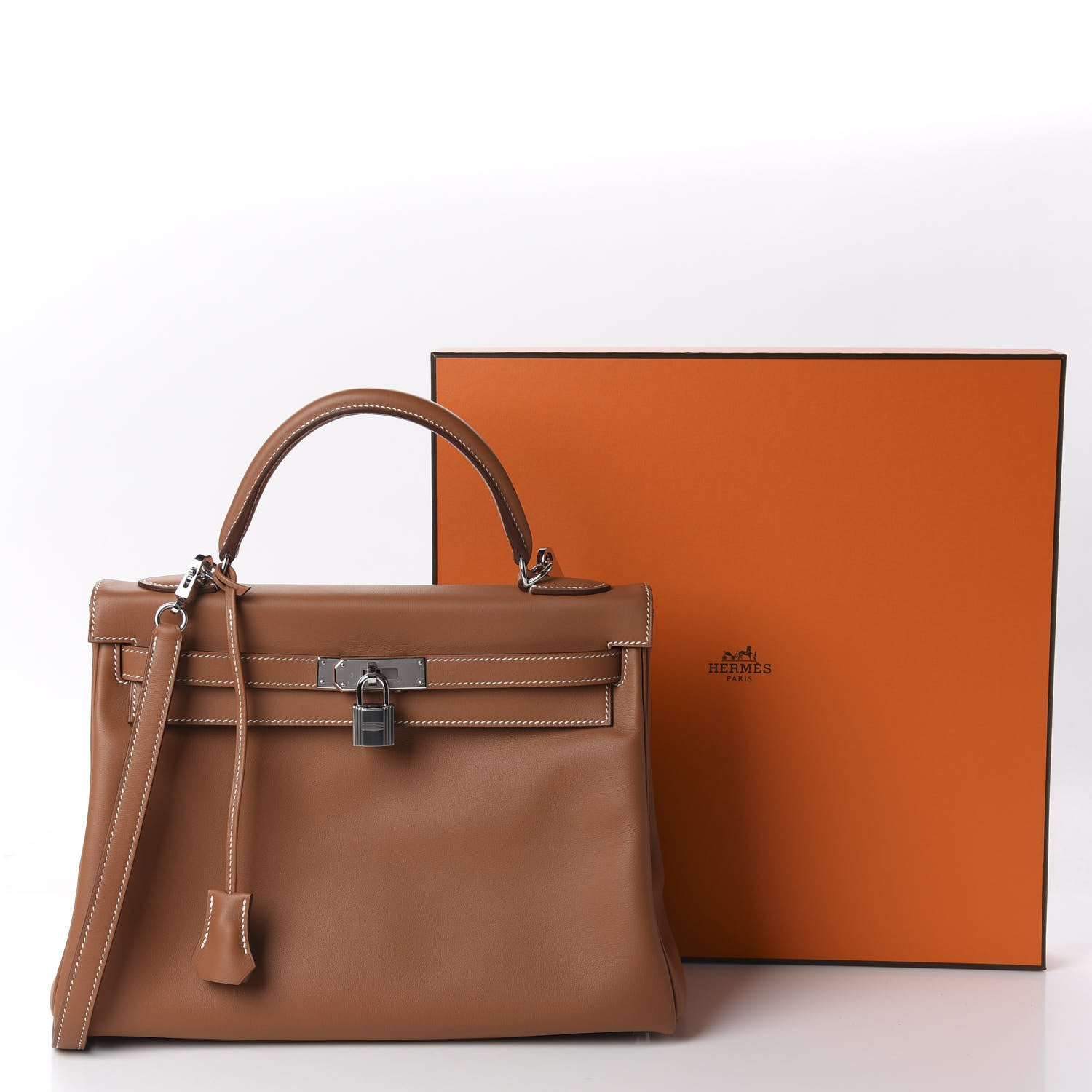 Hermes Swift Kelly 32 Retourne Gold 10 of 10