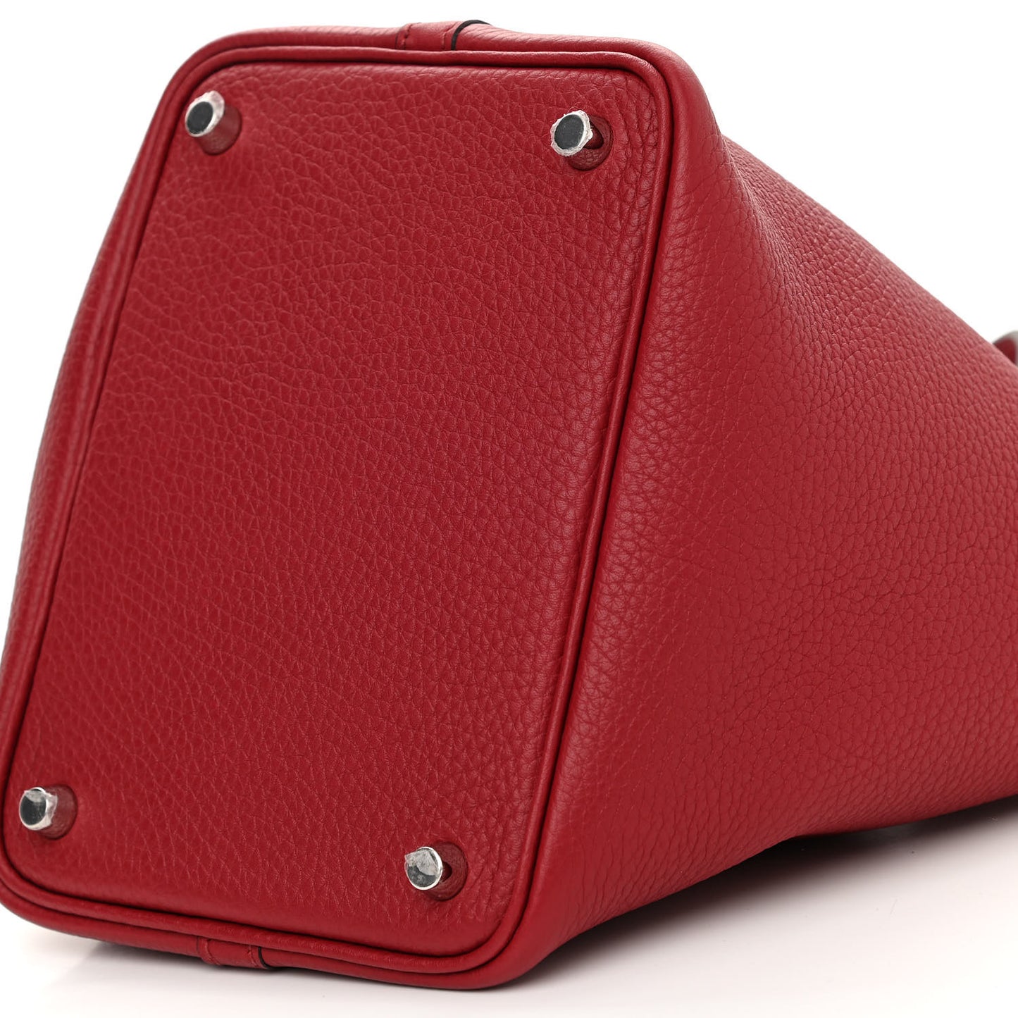 Taurillon Clemence Picotin Lock 18 PM Rouge Grenat