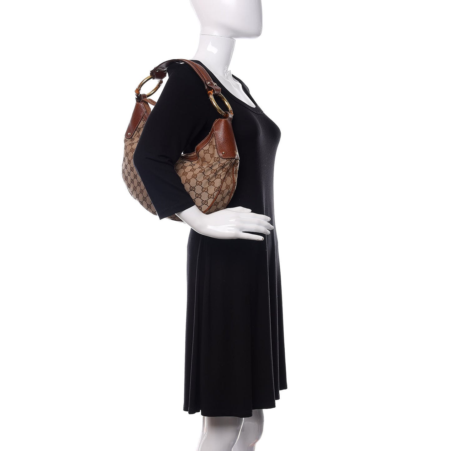 Monogram Bamboo Ring Hobo Brown