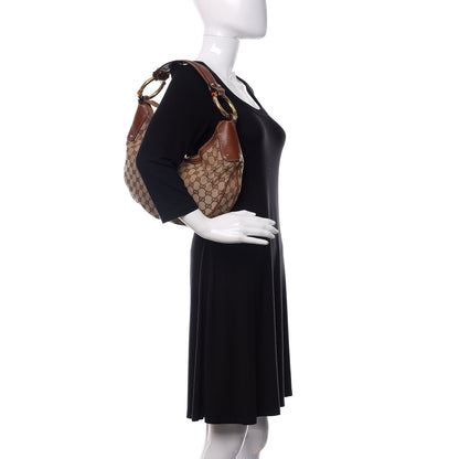 Gucci Monogram Bamboo Ring Hobo Brown 2 of 14