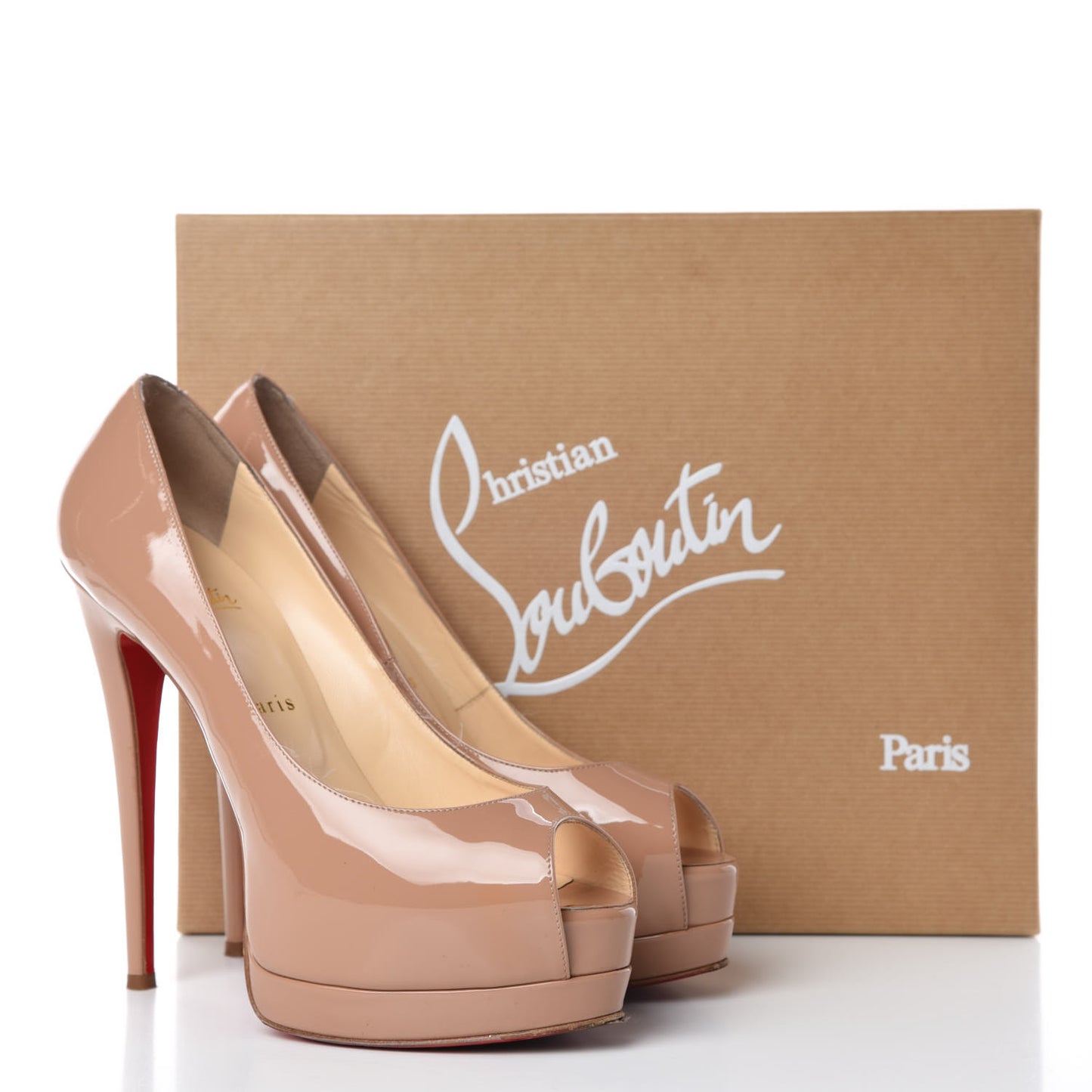 Patent Palais Royal 140 Pumps 39.5 Nude