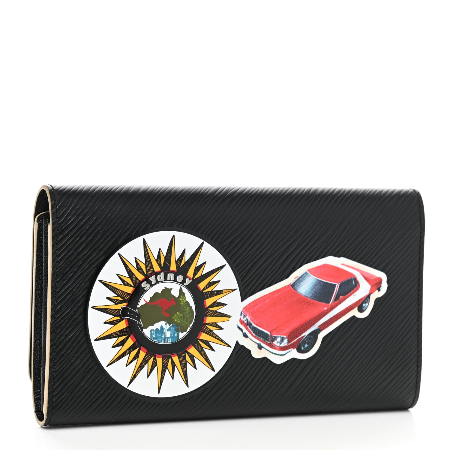 Louis Vuitton Epi World Tour Twist Wallet Black 3 of 7