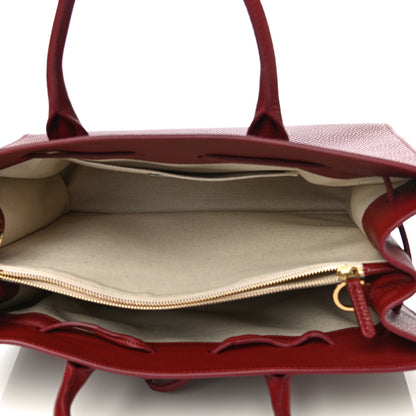 Mansur Gavriel Tumbled Calfskin Large Sun Bag Rococo 5 of 9