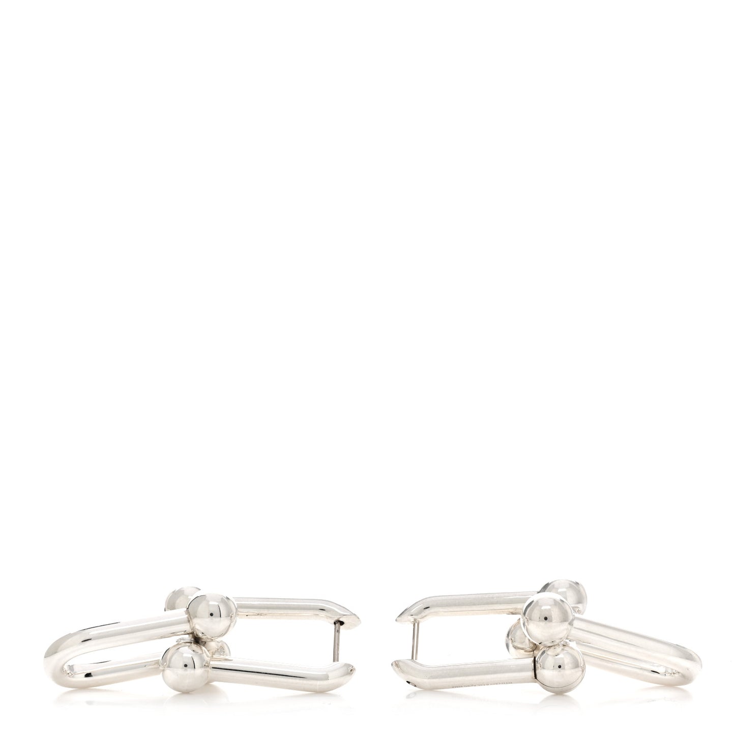 Sterling Silver Extra Large HardWear Link Earrings