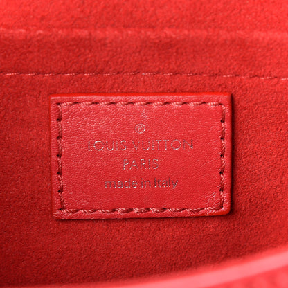 Louis Vuitton Calfskin New Wave Chain MM Ecarlate 6 of 11