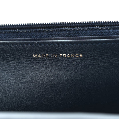 Chanel Caviar Quilted Boy Wallet On Chain WOC Navy 9 of 12