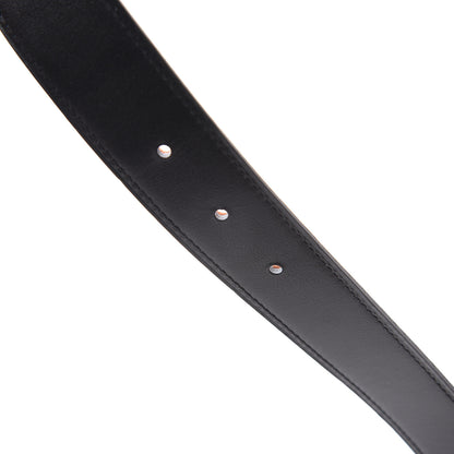 Hermes 135 Togo 32mm Stirrup Belt 80 Black Orange 4 of 5