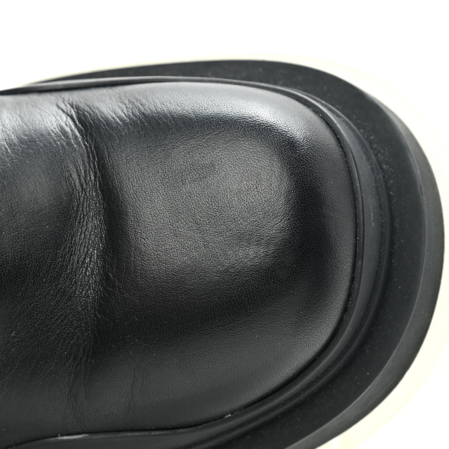Bottega Veneta Calfskin The Tire Chelsea Boots 37.5 Black Transparent 11 of 11