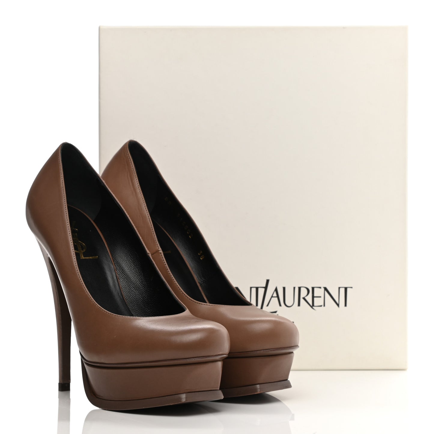 Seta Calfskin Tribute 105 Platform Pumps 38
