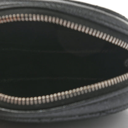 Chanel Iridescent Caviar Quilted Zip Around Classic Coin Purse Black 5 of 8