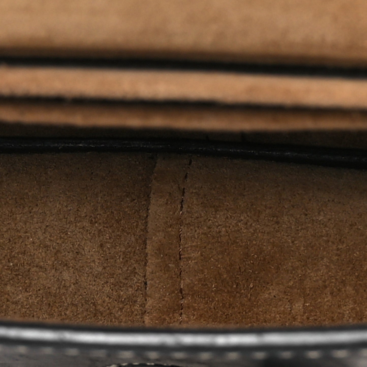 Calfskin Mini Gate Belt Bag Black