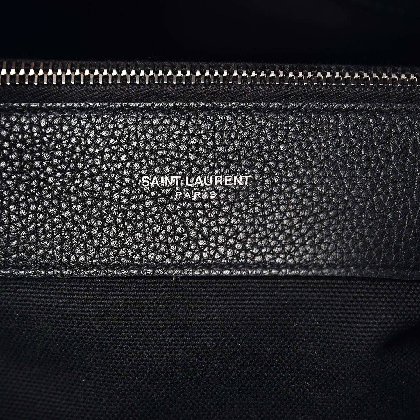 Grained Calfskin Small Supple Sac De Jour Black