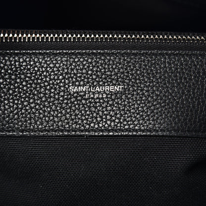 Saint Laurent Grained Calfskin Small Supple Sac De Jour Black 6 of 9