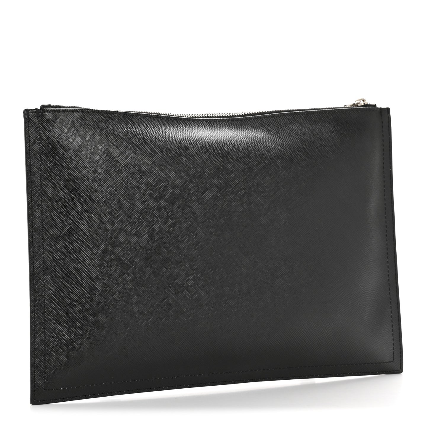 Saffiano Antigona Madonna Clutch Black
