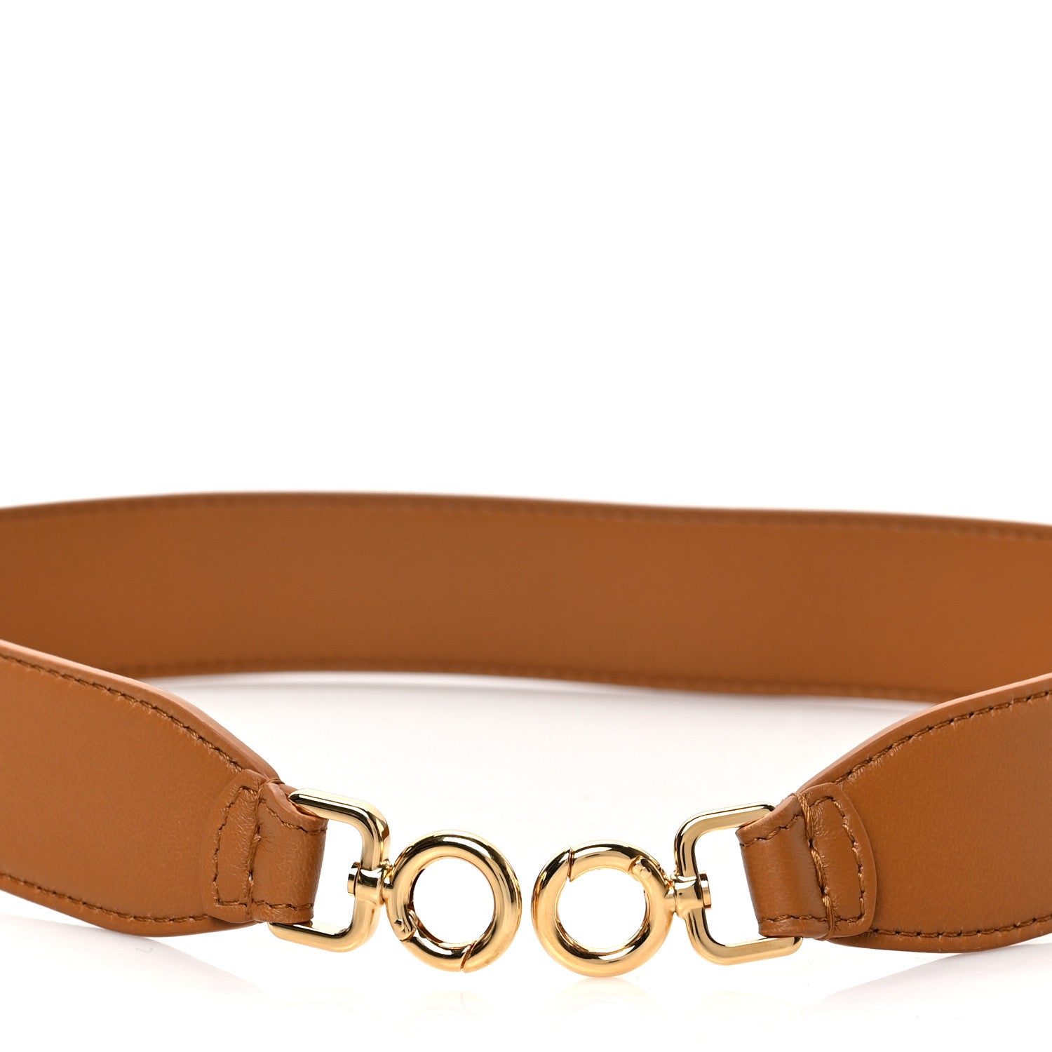 Fendi Shiny Nappa Fendi First Strap Caramello 3 of 3
