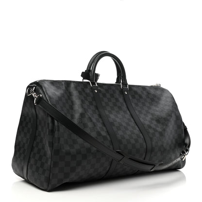 Louis Vuitton Damier Graphite Keepall Bandouliere 55 2 of 7