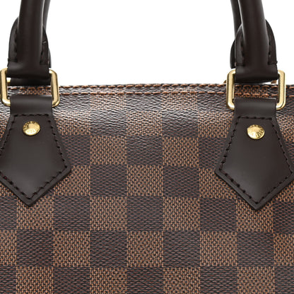 Louis Vuitton Damier Ebene Speedy Bandouliere 25 7 of 9