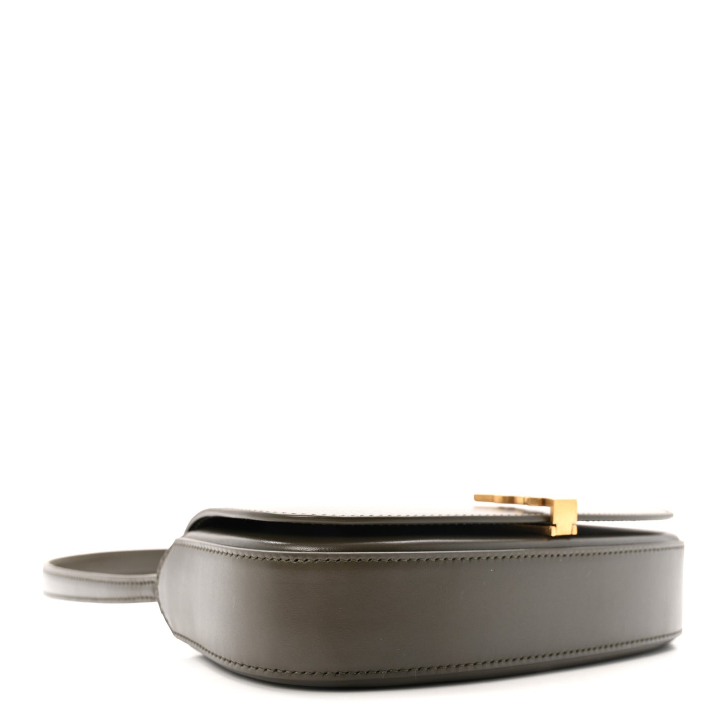 Box Calfskin Mini Voltaire Shoulder Bag  Deep Musk