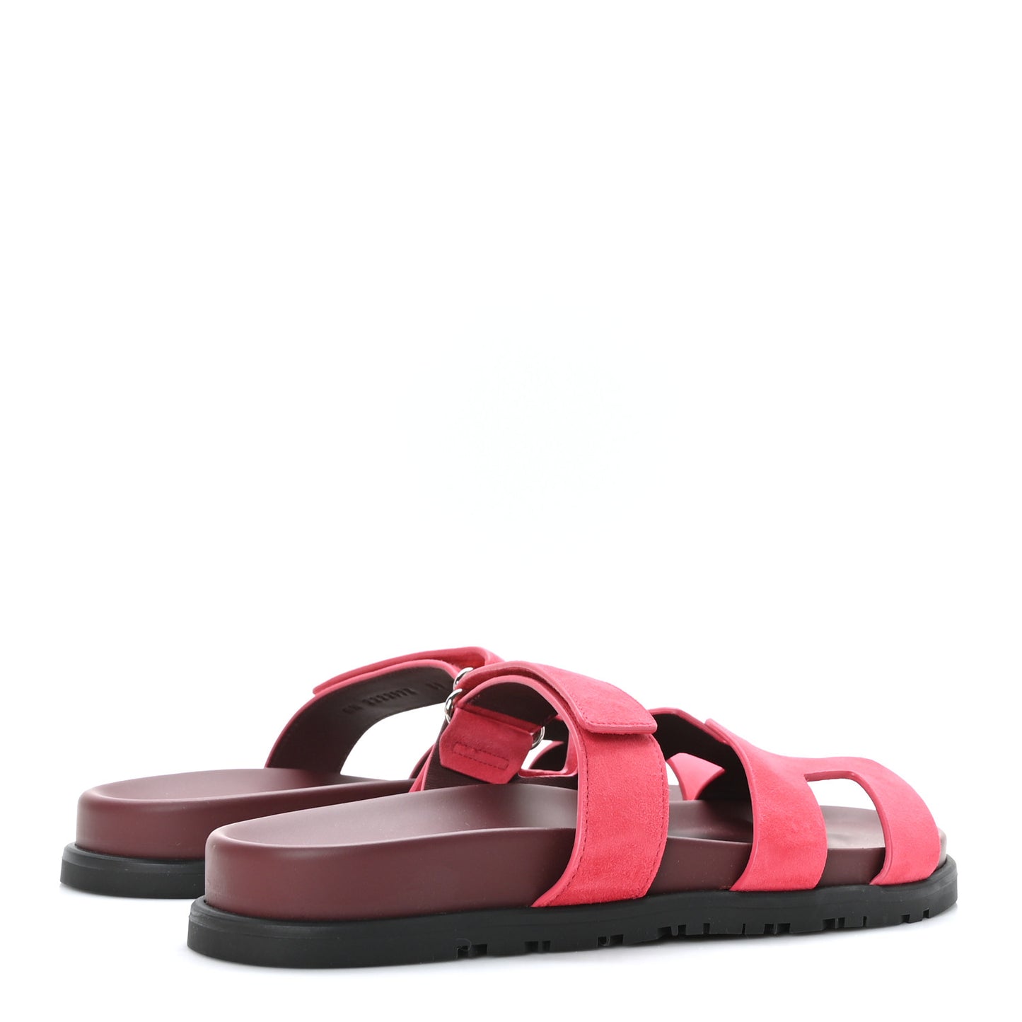 Suede Goatskin Womens Chypre Sandals 39 Rouge Marsala