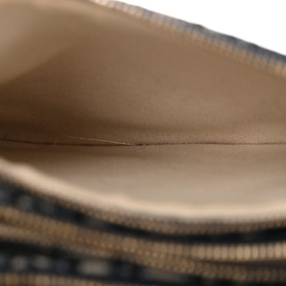 Christian Dior Oblique Saddle Pouch With Strap Navy Blue 8 of 14