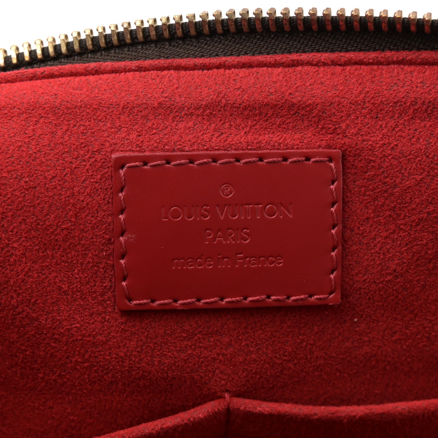 Louis Vuitton Damier Ebene Caissa Tote PM Cherry 6 of 15
