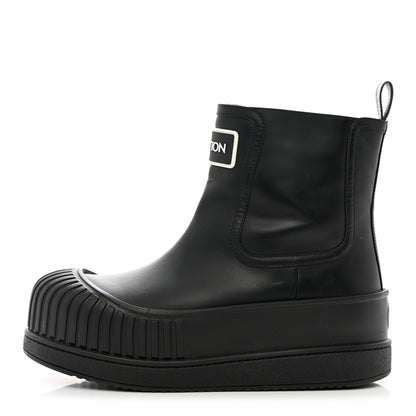 Louis Vuitton Calfskin Polar Flat Ankle Boots 39 Black 1 of 12