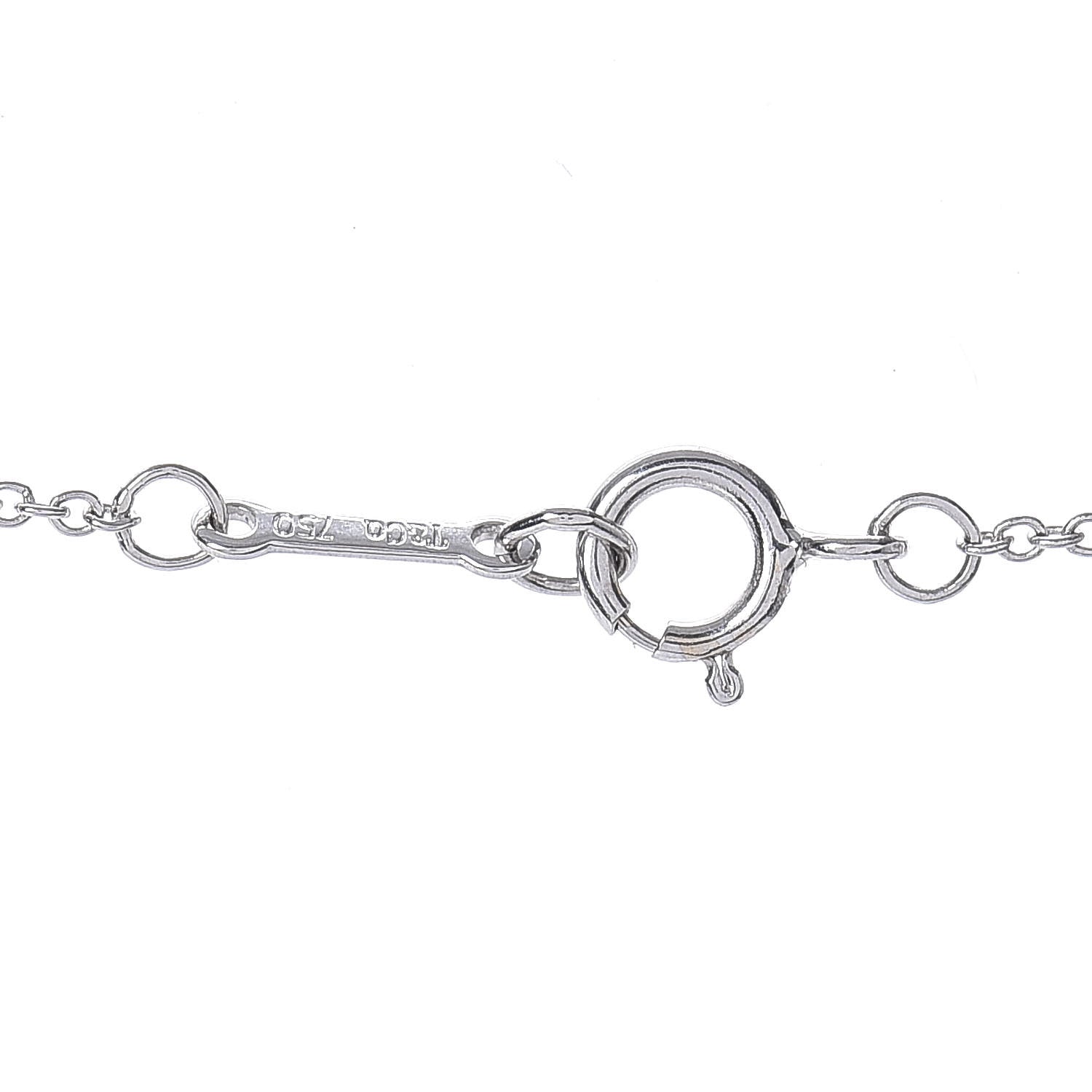 Tiffany 18K White Gold Diamond Mini Paloma Picasso Loving Heart Pendant Necklace 4 of 4
