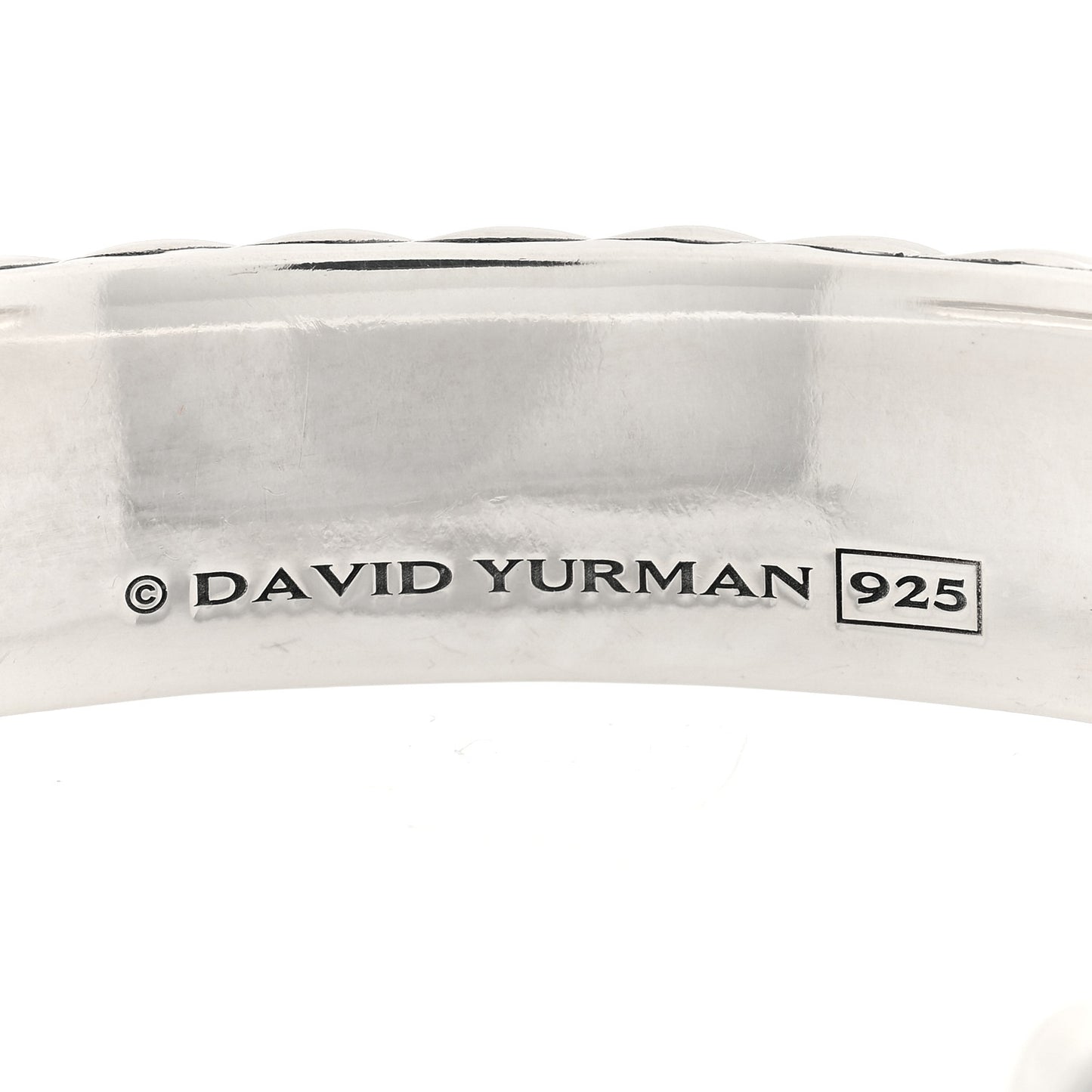 Sterling Silver 13mm Sculpted Cable Contour Bracelet