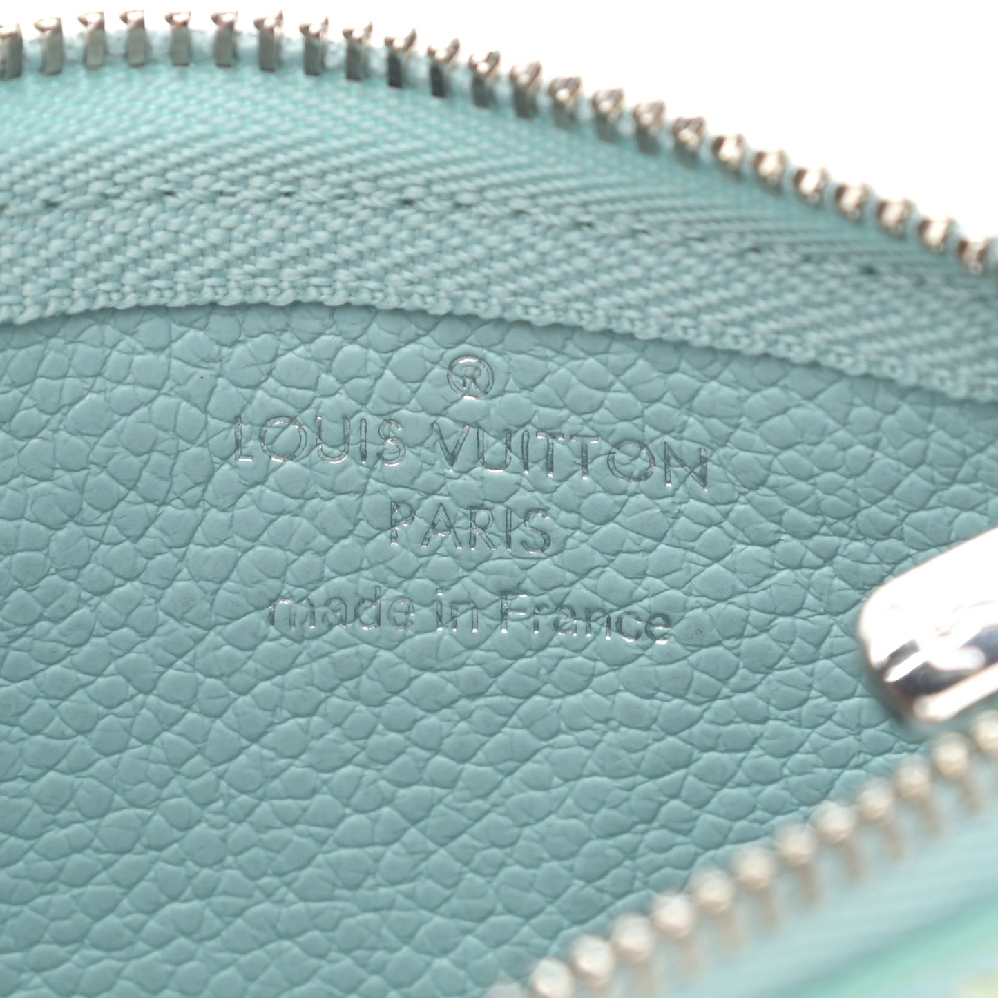 Empreinte Monogram Summer Stardust Key Pouch Water Green