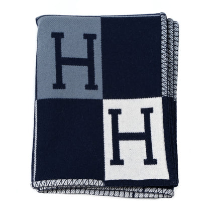 Hermes Wool Cashmere Avalon III Blanket Caban Ecru 1 of 3