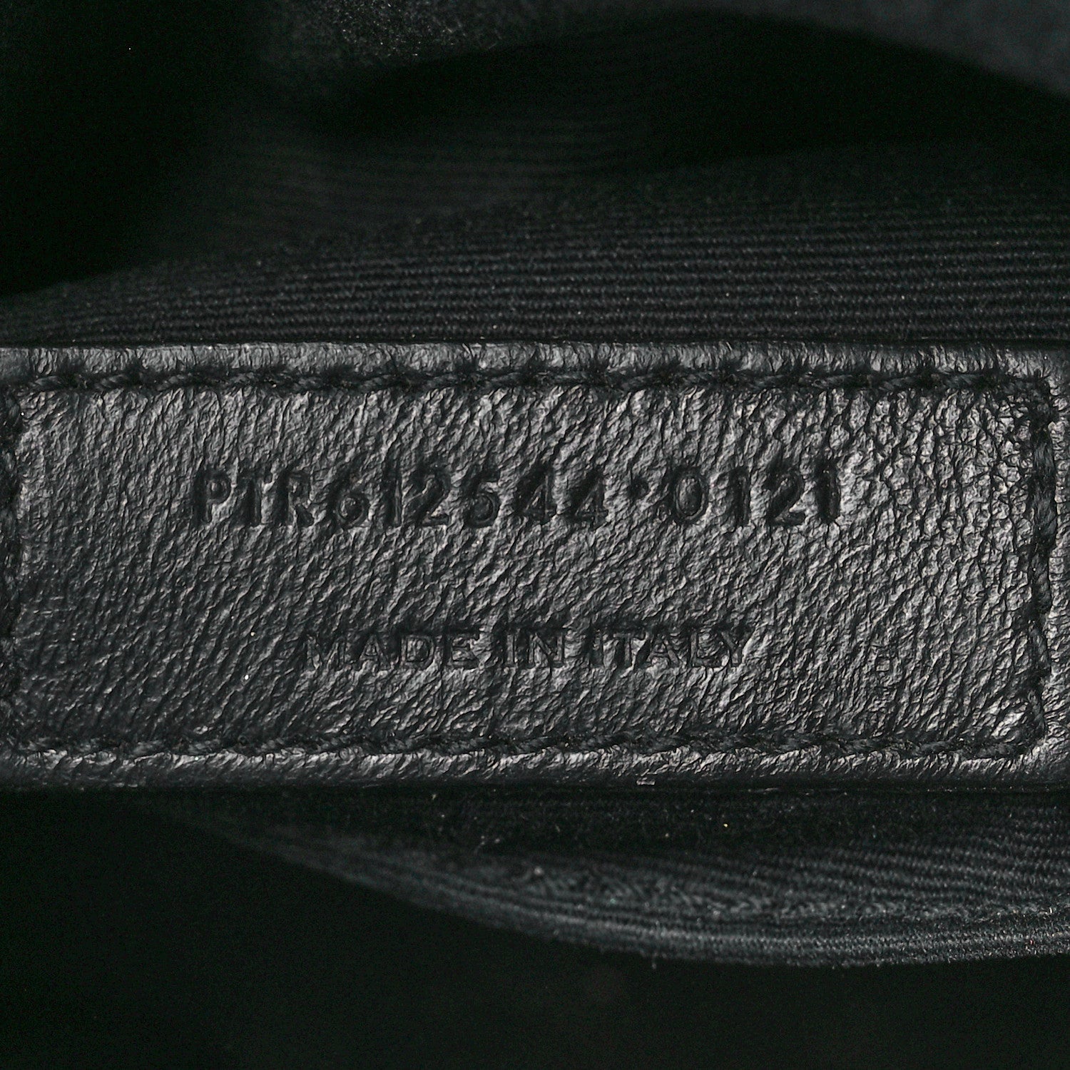 Saint Laurent Calfskin Matelasse Monogram Lou Camera Bag Black 6 of 11