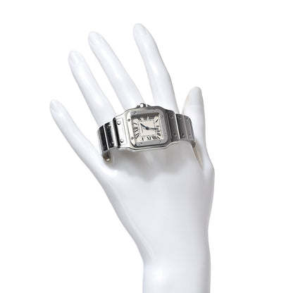 Cartier Stainless Steel 29mm Santos De Galbee Quartz Watch 2 of 7