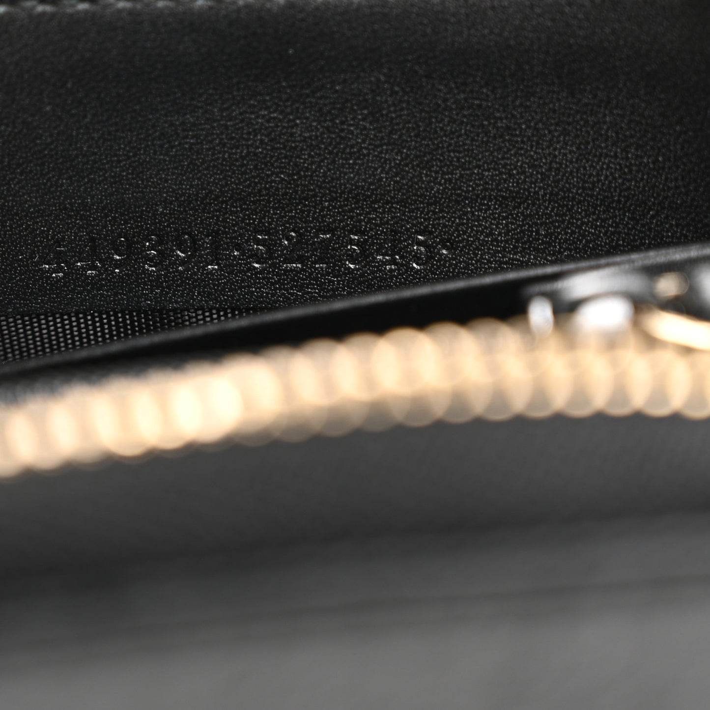 Microguccissima Zip Around Wallet Black