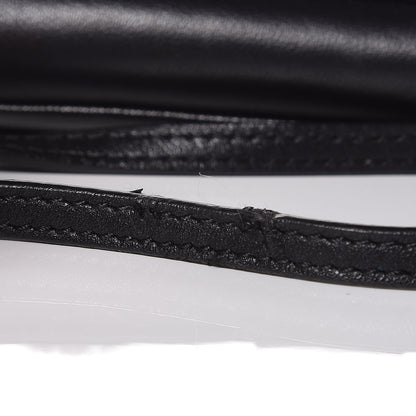 Fendi Nappa Rabbit Fox Fur Micro Buggie Baguette Black 9 of 13