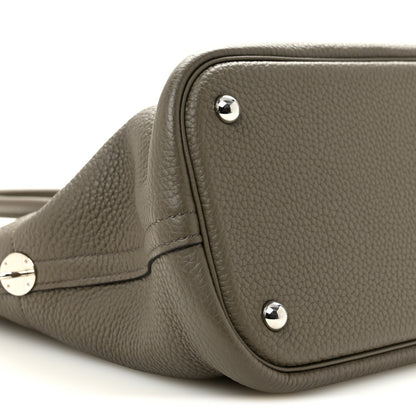 Hermes Taurillon Clemence Bolide 31 Gris Asphalte 9 of 12