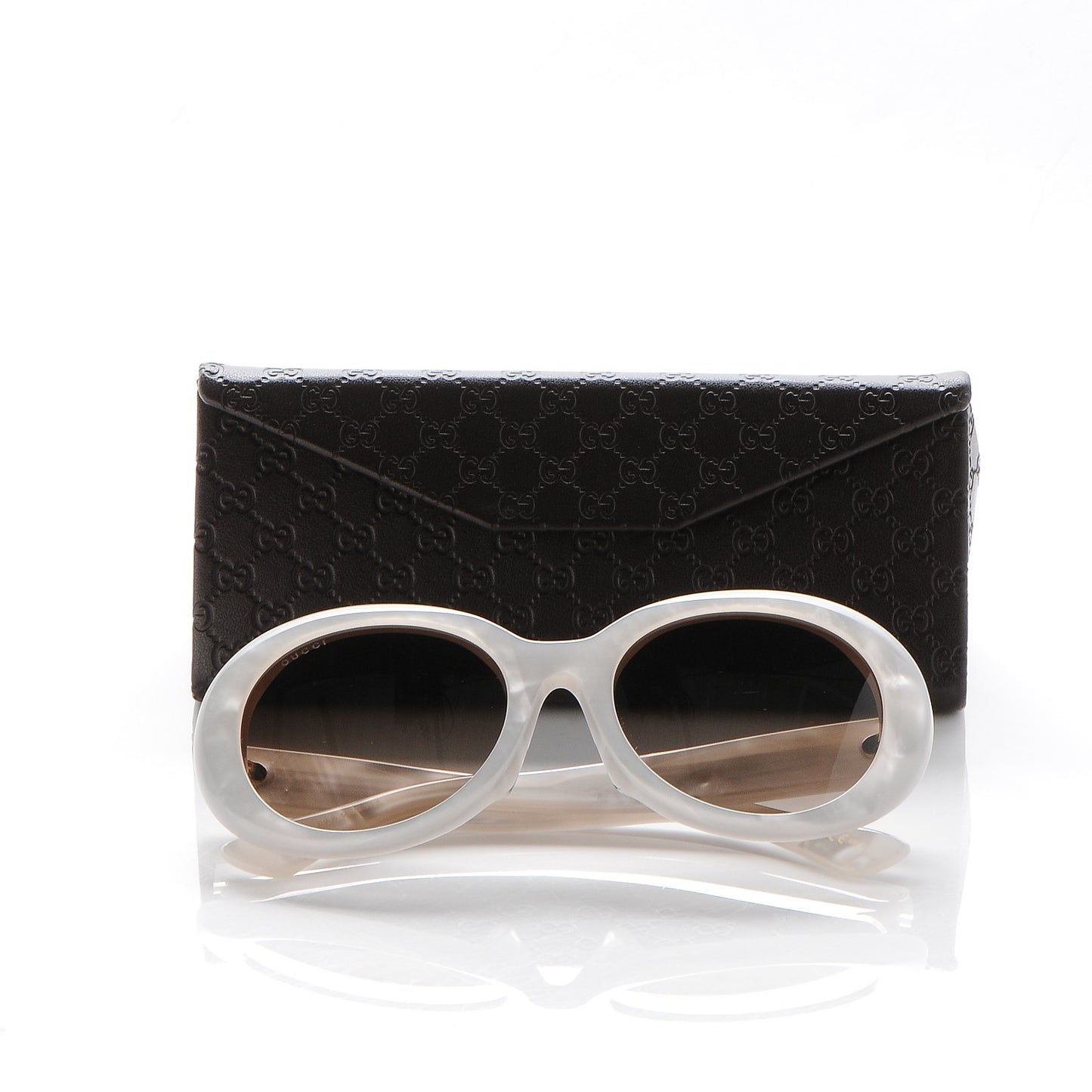 Acetate Round Sunglasses GG3829 F/S White