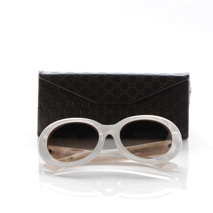 Gucci Acetate Round Sunglasses GG3829 F/S White 8 of 8