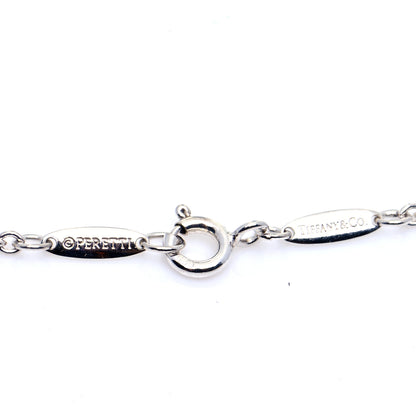 Tiffany Sterling Silver Elsa Peretti Open Heart Charm Bracelet 5 of 6