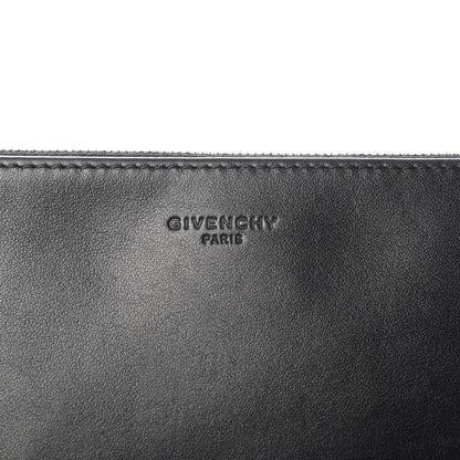Givenchy Calfskin Bambi Print Large Cosmetic Pouch Black 10 of 11
