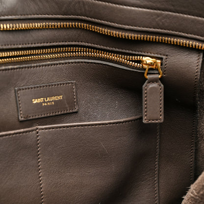 Saint Laurent Sheepskin Medium Cabas ChYc Grey 13 of 25