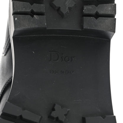 Christian Dior Calfskin Technical Fabric D-Major Ankle Boots 39.5 Black Taupe 7 of 8
