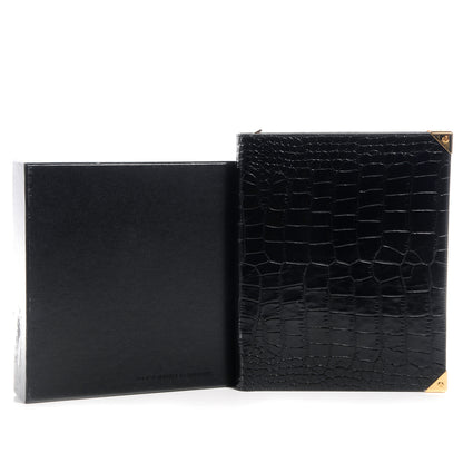 Alexander Wang Calfskin Crocodile Embossed Leather Prisma iPad Case Black 7 of 7