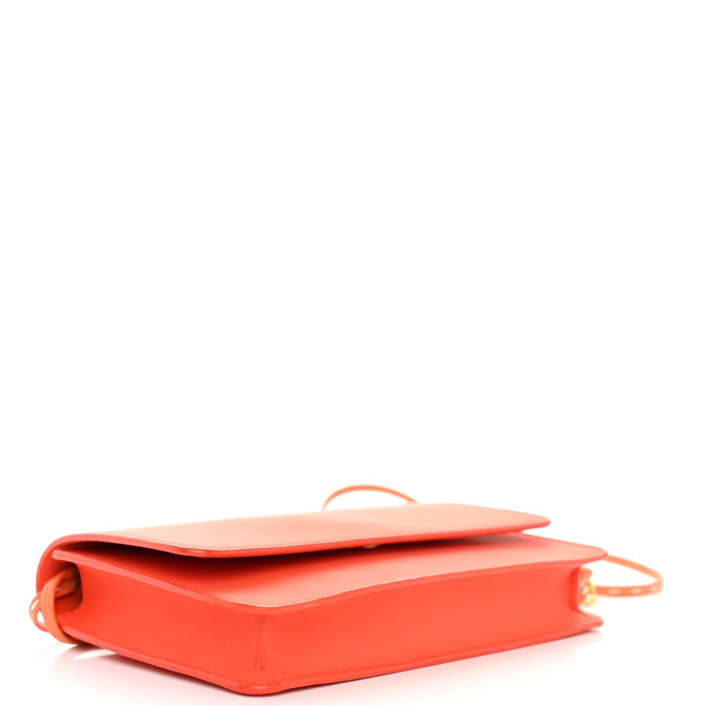 Rubberised Le Riviera Shoulder Bag Orange