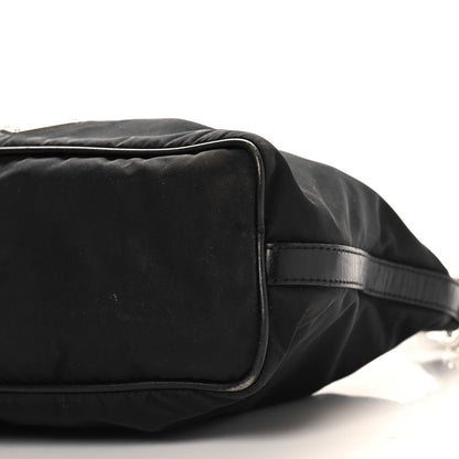 Prada Tessuto Nylon Vitello Hobo Black 9 of 11