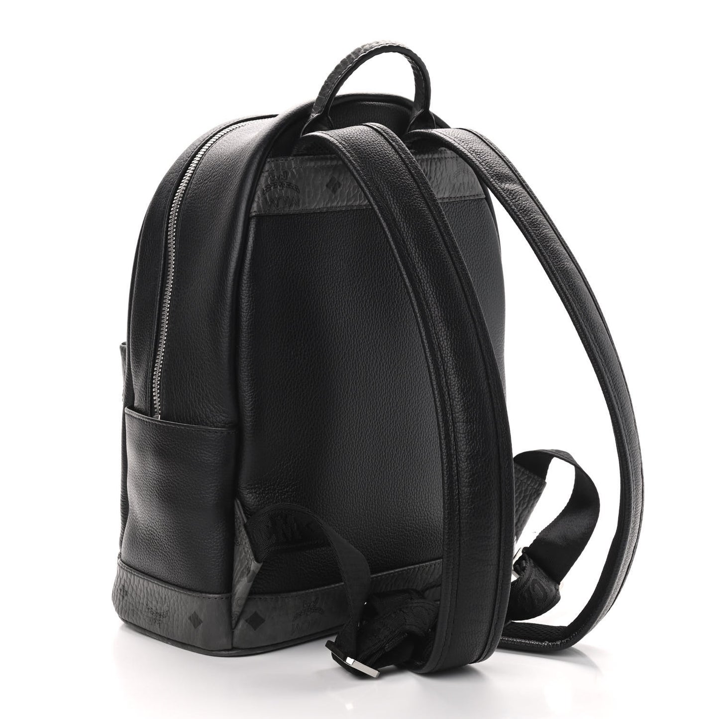 Visetos Calfskin Medium Geonautic Backpack Black Phantom Grey