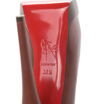 Christian Louboutin Calfskin Palais Royal Trepointe 140 Pumps 36.5 Brown 7 of 10