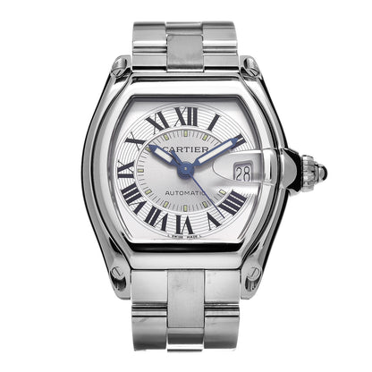 Cartier Stainless Steel 37mm Roadster Automatic Watch 1 of 9