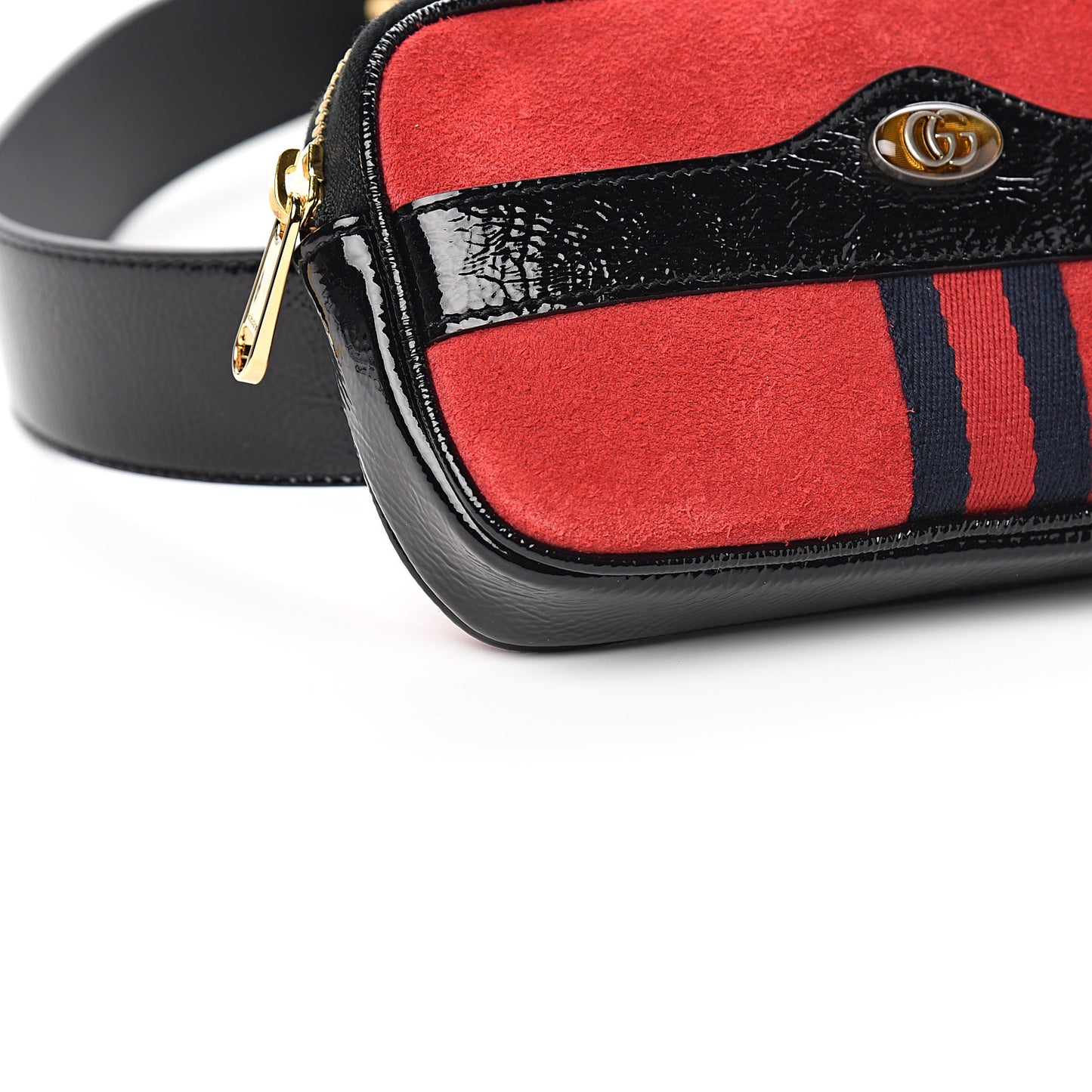 Suede Patent Ophidia Belted iPhone Case 90 36 Red