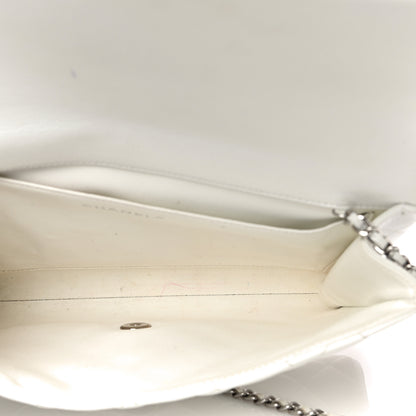 Chanel Caviar Quilted Clutch With Chain Flap White 5 of 21