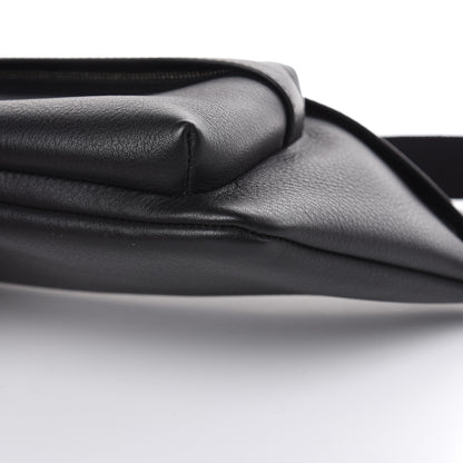 Balenciaga Smooth Calfskin Logo Large Everyday Beltpack Black 9 of 10